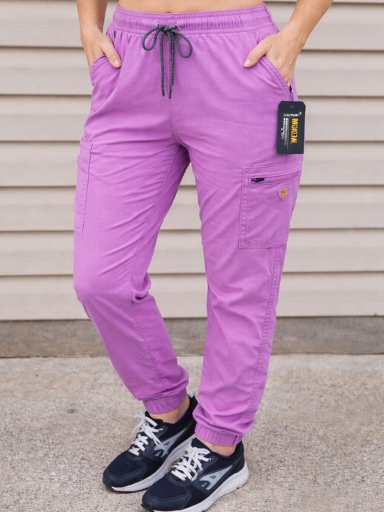 Carhartt Pants - Carhartt Force Cargo Jogger Scrub Pants Purple Medical Workwear Petite M NWT